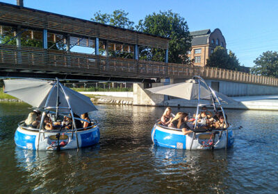 Elektroboot fahren in Graz