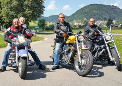 Harley-Tagestour mit Leihmaschine am Bodensee